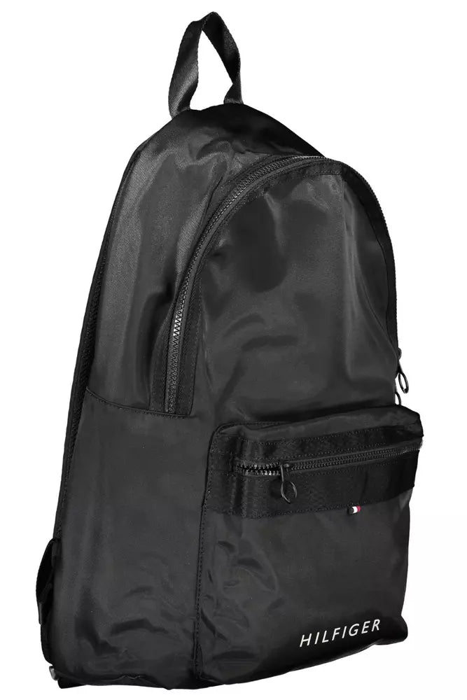 Tommy Hilfiger Schwarzer Polyester-Rucksack für Männer