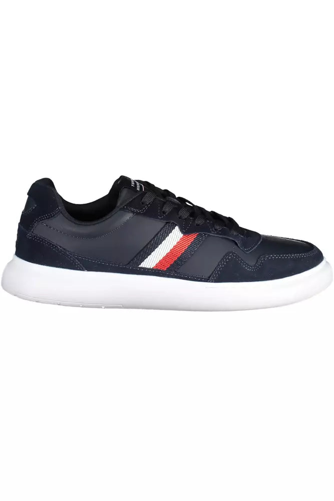 Tommy Hilfiger Blaue Leder Herren Sneaker