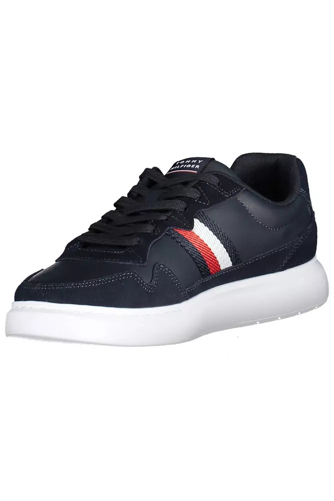 Tommy Hilfiger Blaue Leder Herren Sneaker