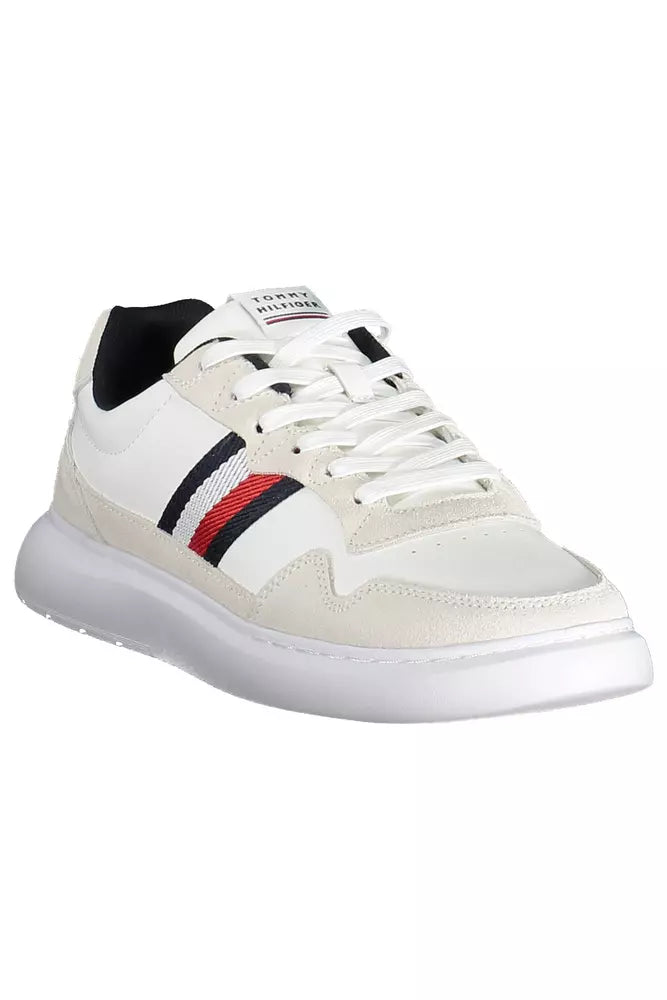 Tommy Hilfiger Weißes Leder Herren Sneaker