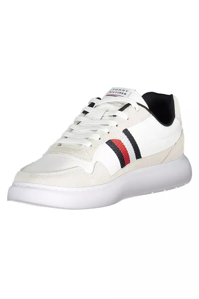 Tommy Hilfiger Weißes Leder Herren Sneaker