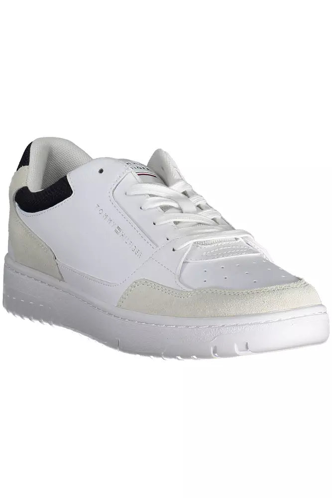 Tommy Hilfiger Weißes Leder Herren Sneaker