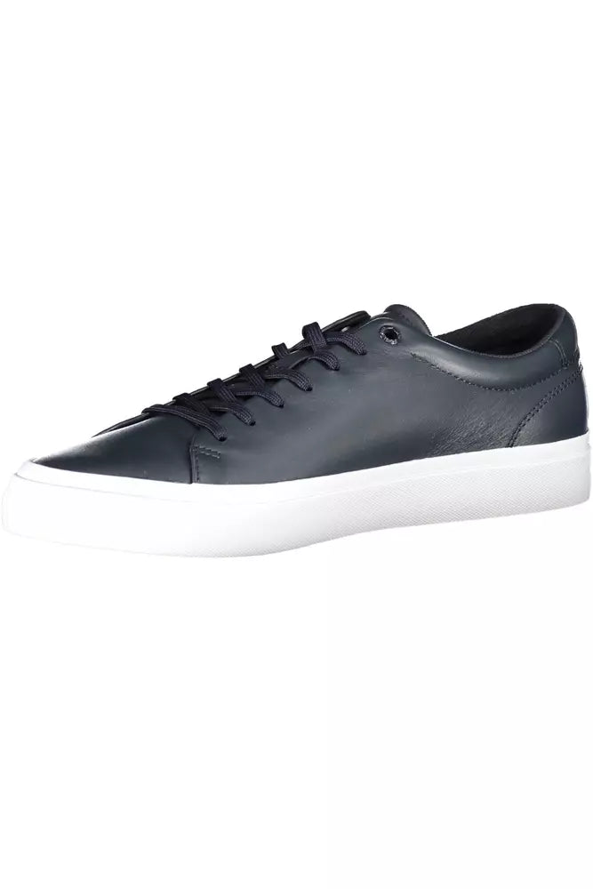 Tommy Hilfiger Blaue Leder Herren Sneaker