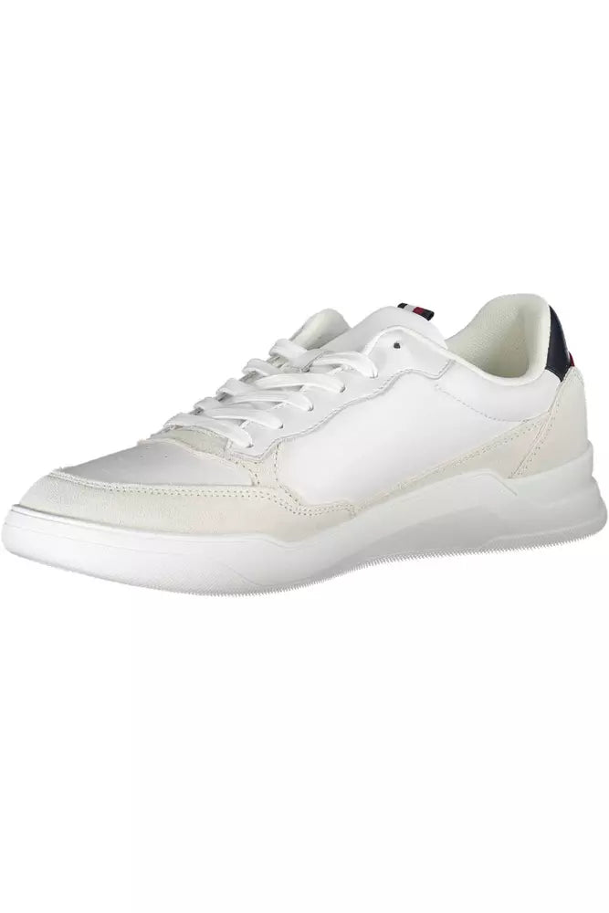 Tommy Hilfiger Weißes Leder Herren Sneaker