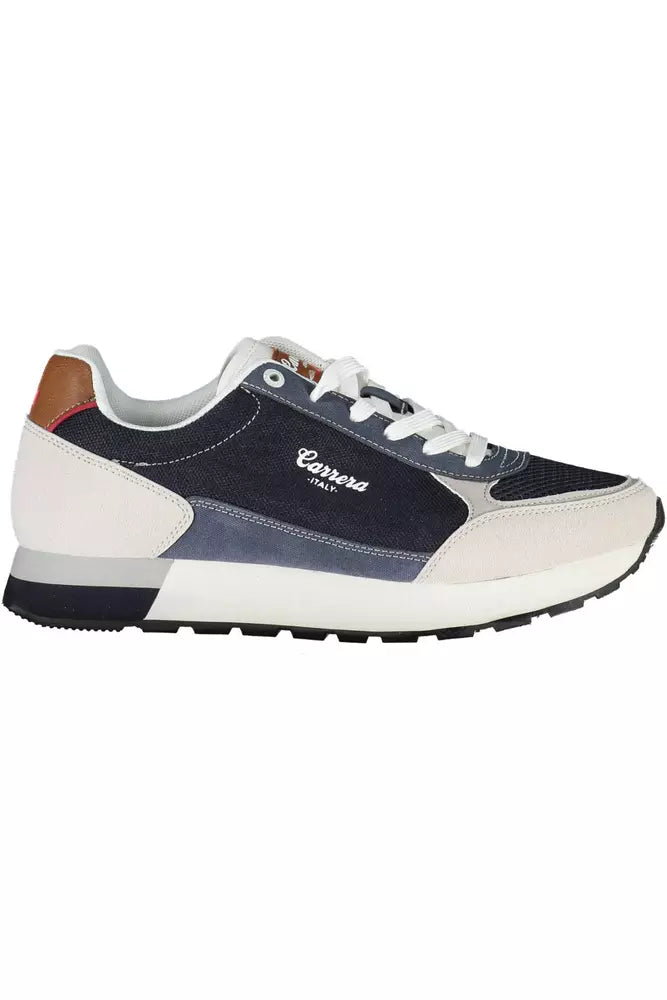 Carrera Dynamische blaue Schnürsenkel-Sportschuhe