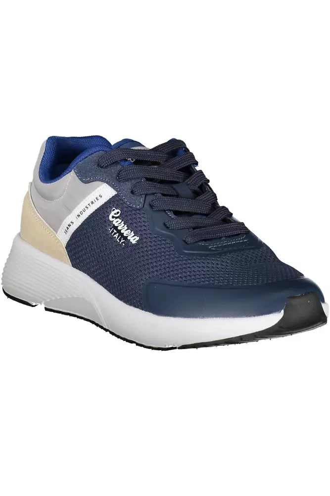 Carrera Blaue ECO Leder Herren Sneaker