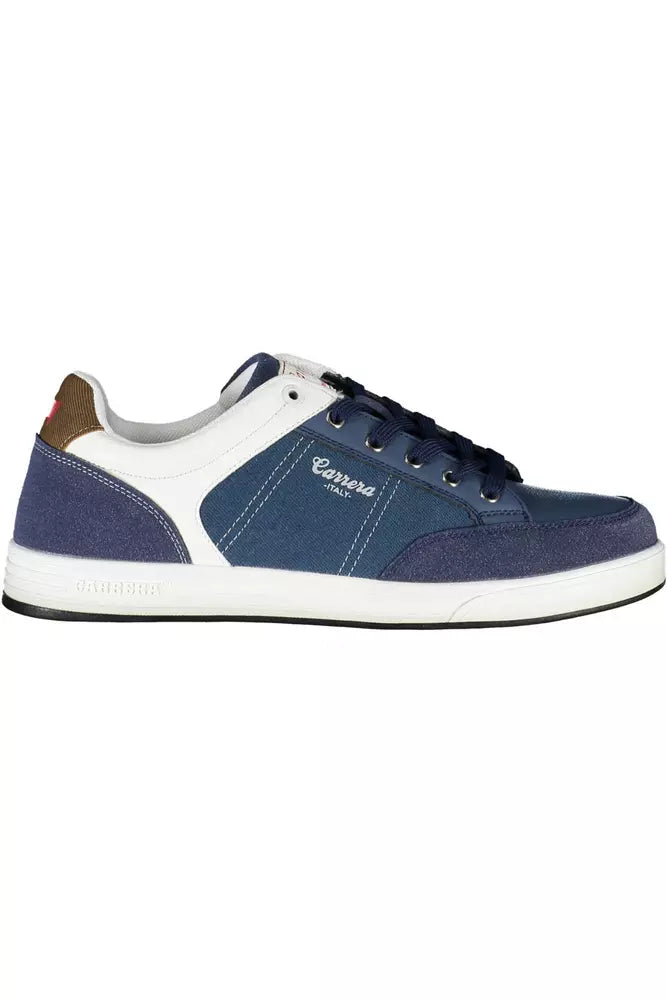 Carrera Umweltbewusste blaue Sneakers mit kontrastierenden Details