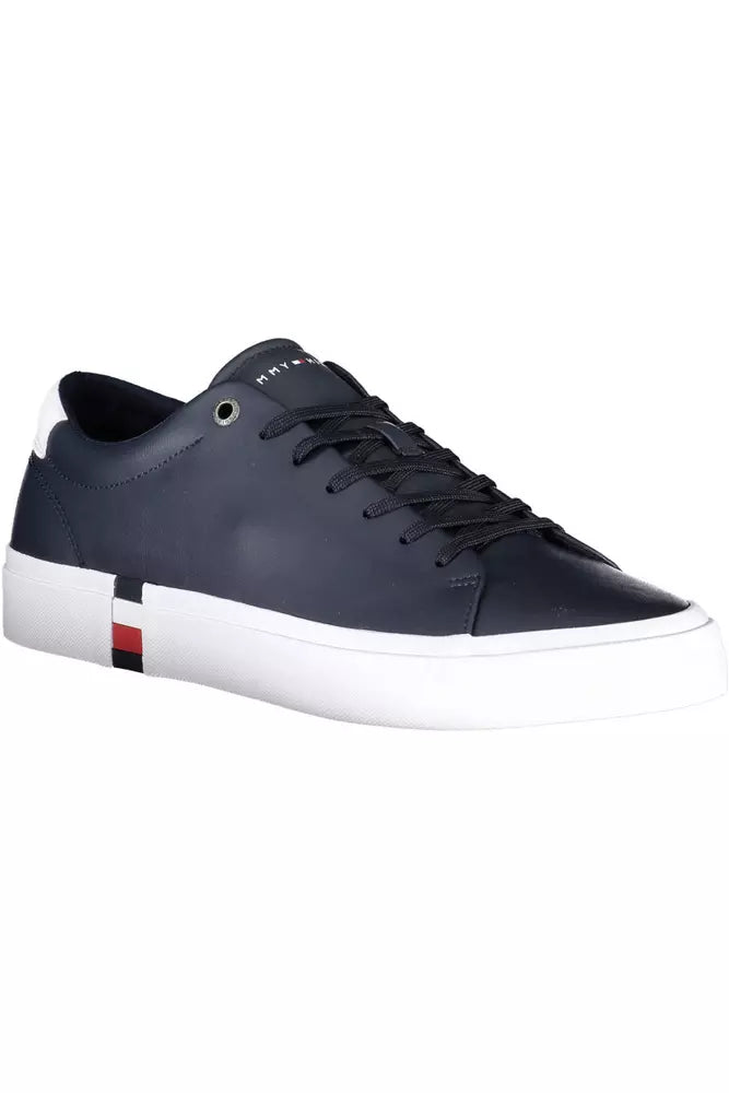 Tommy Hilfiger Blaue Leder Herren Sneaker