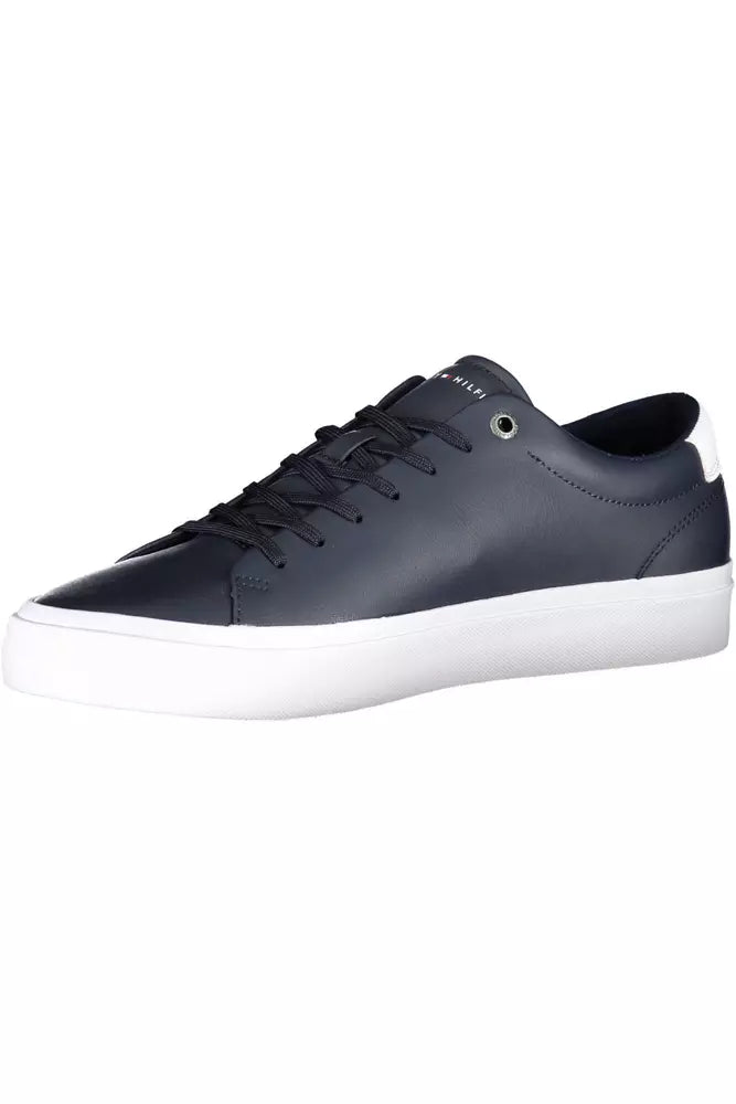 Tommy Hilfiger Blaue Leder Herren Sneaker