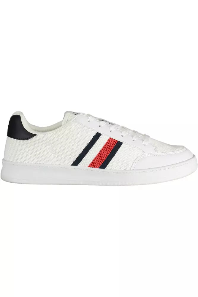 Tommy Hilfiger Weiß Polyester Männer Sneaker