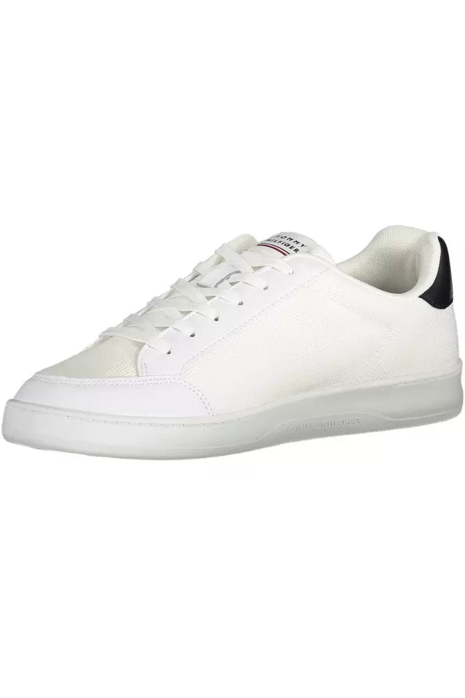 Tommy Hilfiger Weiß Polyester Männer Sneaker