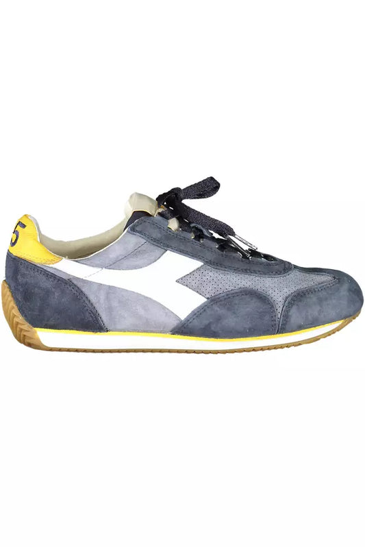 Diadora Zeitgenössische blaue Schnürsenkel-Sportschuhe