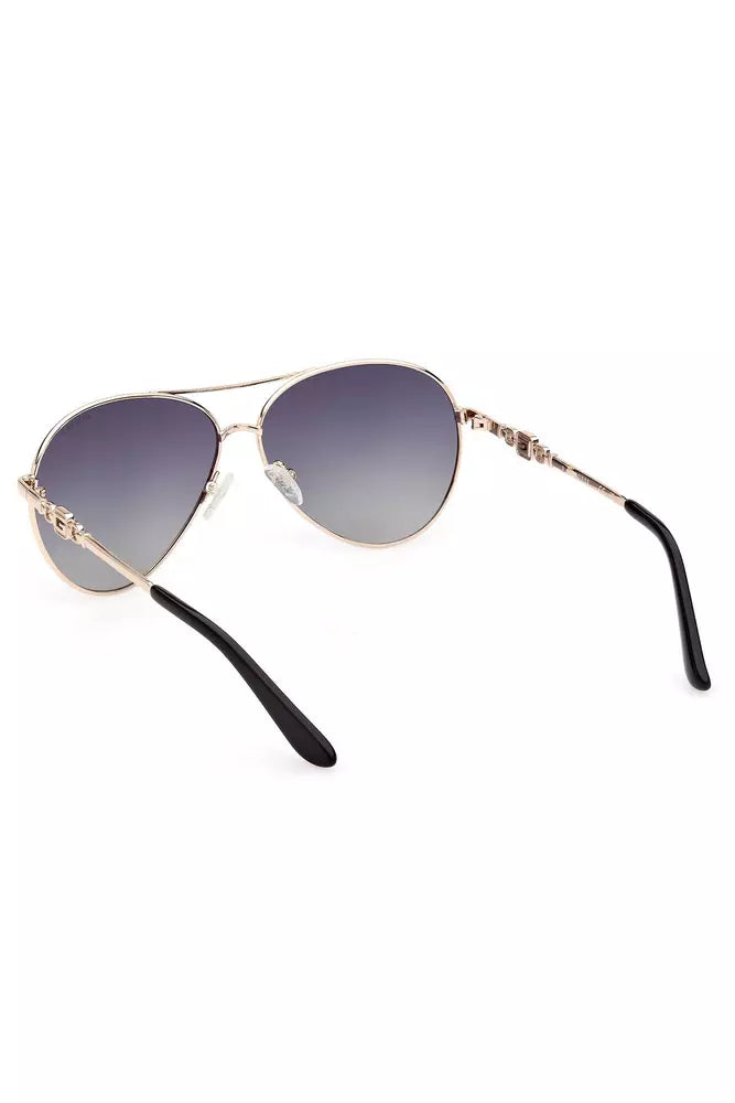 Guess Jeans Schicke Teardrop-Sonnenbrille mit Metallgestell