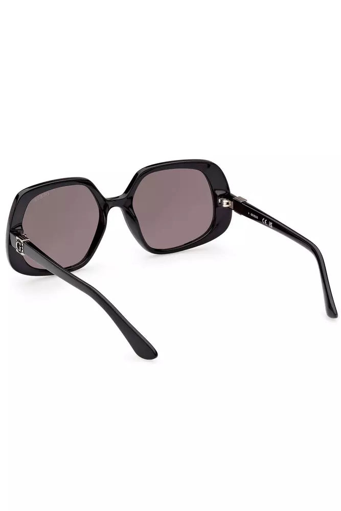 Guess Jeans Schicke schwarze Sonnenbrille mit quadratischem Rahmen