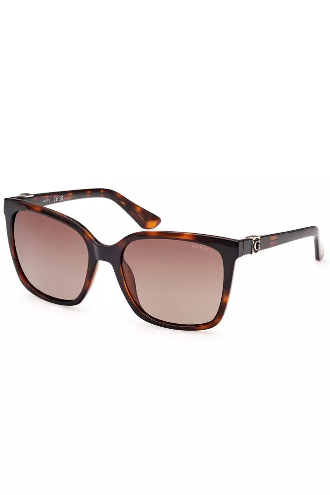 Guess Jeans Schicke braune Sonnenbrille mit quadratischem Rahmen