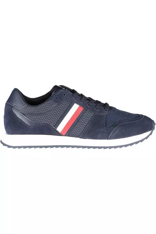 Tommy Hilfiger Blauer Polyester Herren Sneaker