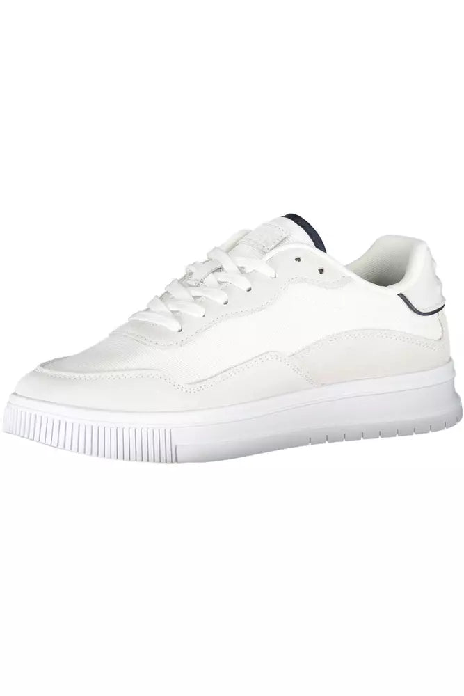 Tommy Hilfiger Weiß Polyester Männer Sneaker