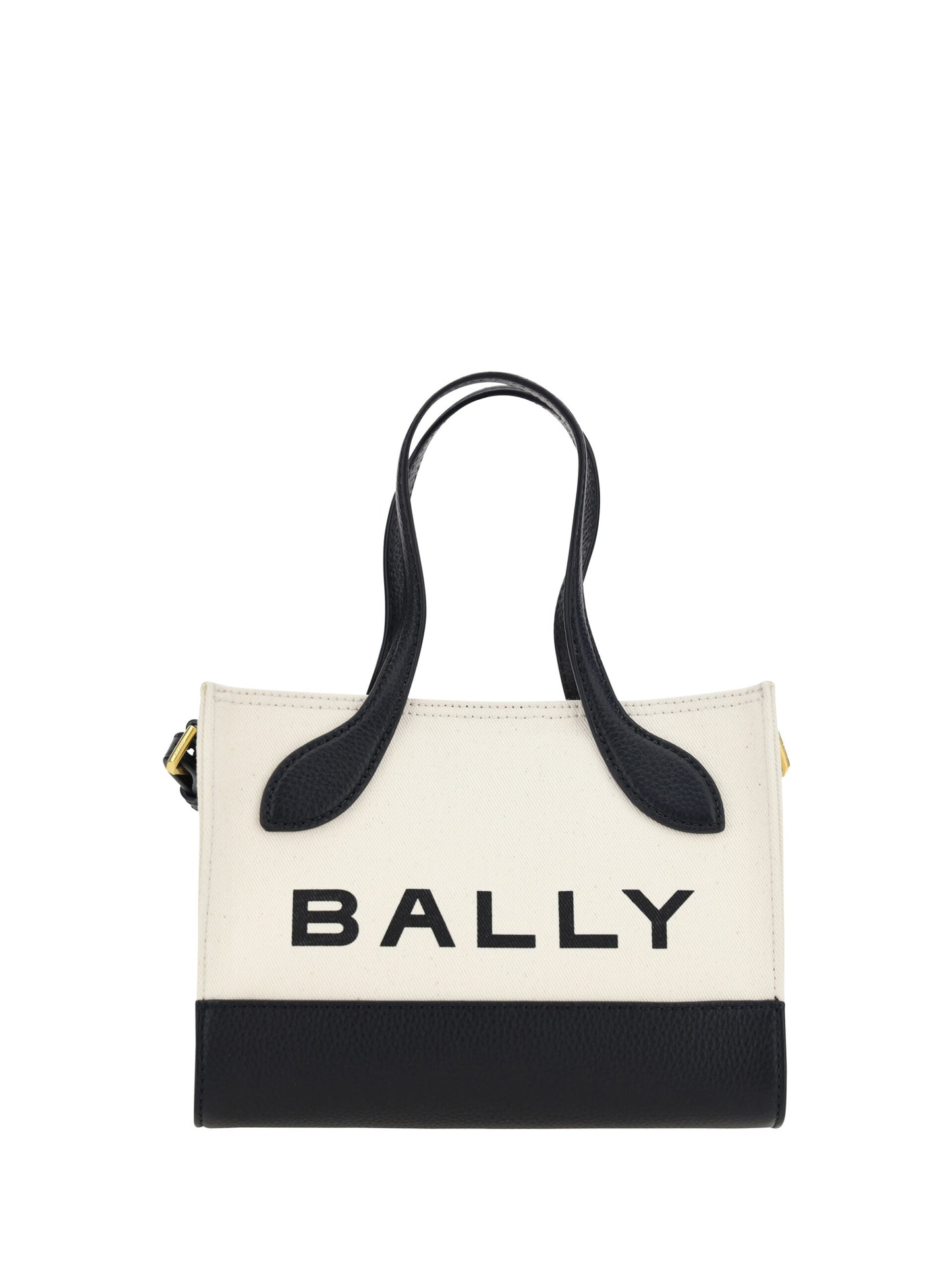 Bally Schicke kontrastierende Mini-Lederhandtasche