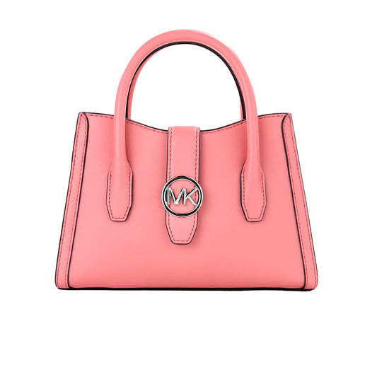 Michael Kors Gabby Small Tea Rose Kunstleder Top Zip Satchel Umhängetasche