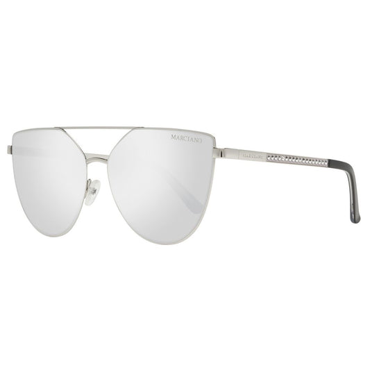 Marciano by Guess Silberne Frauen-Sonnenbrille