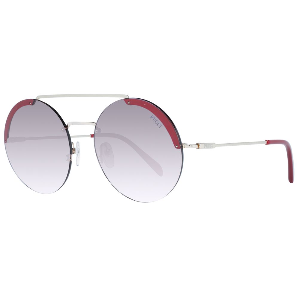 Emilio Pucci Gold Frauen Sonnenbrille