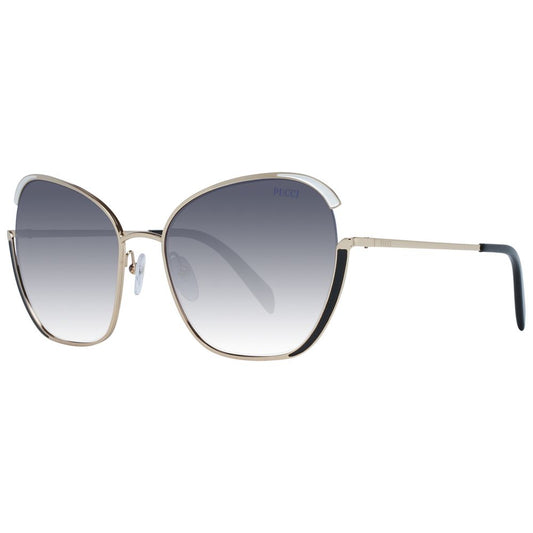 Emilio Pucci Gold Frauen Sonnenbrille