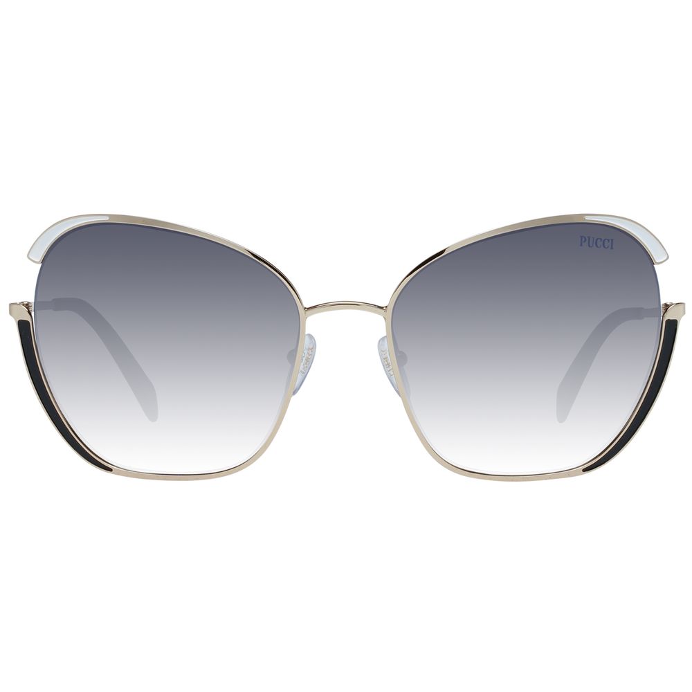 Emilio Pucci Gold Frauen Sonnenbrille