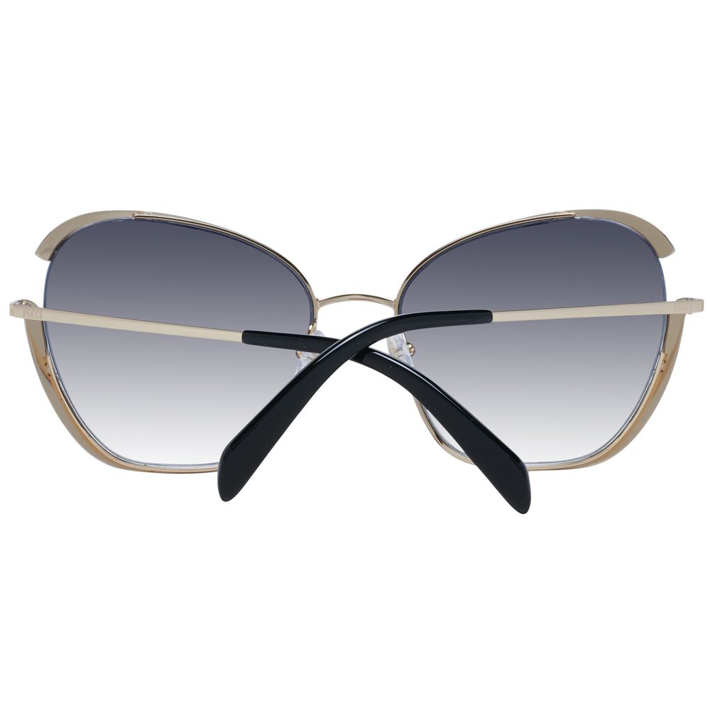 Emilio Pucci Gold Frauen Sonnenbrille