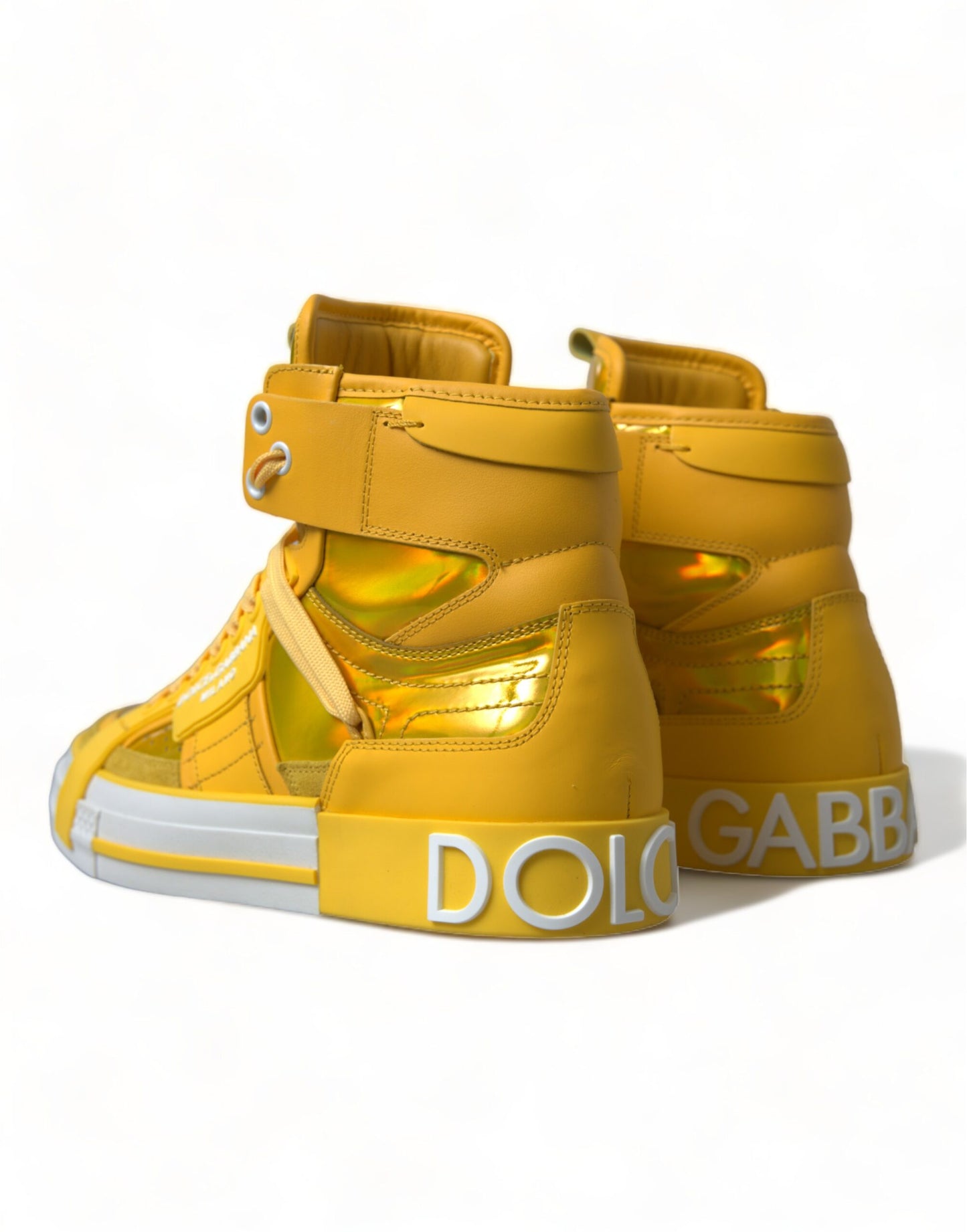 Dolce & Gabbana Schicke High-Top-Sneakers im Farbblock-Design