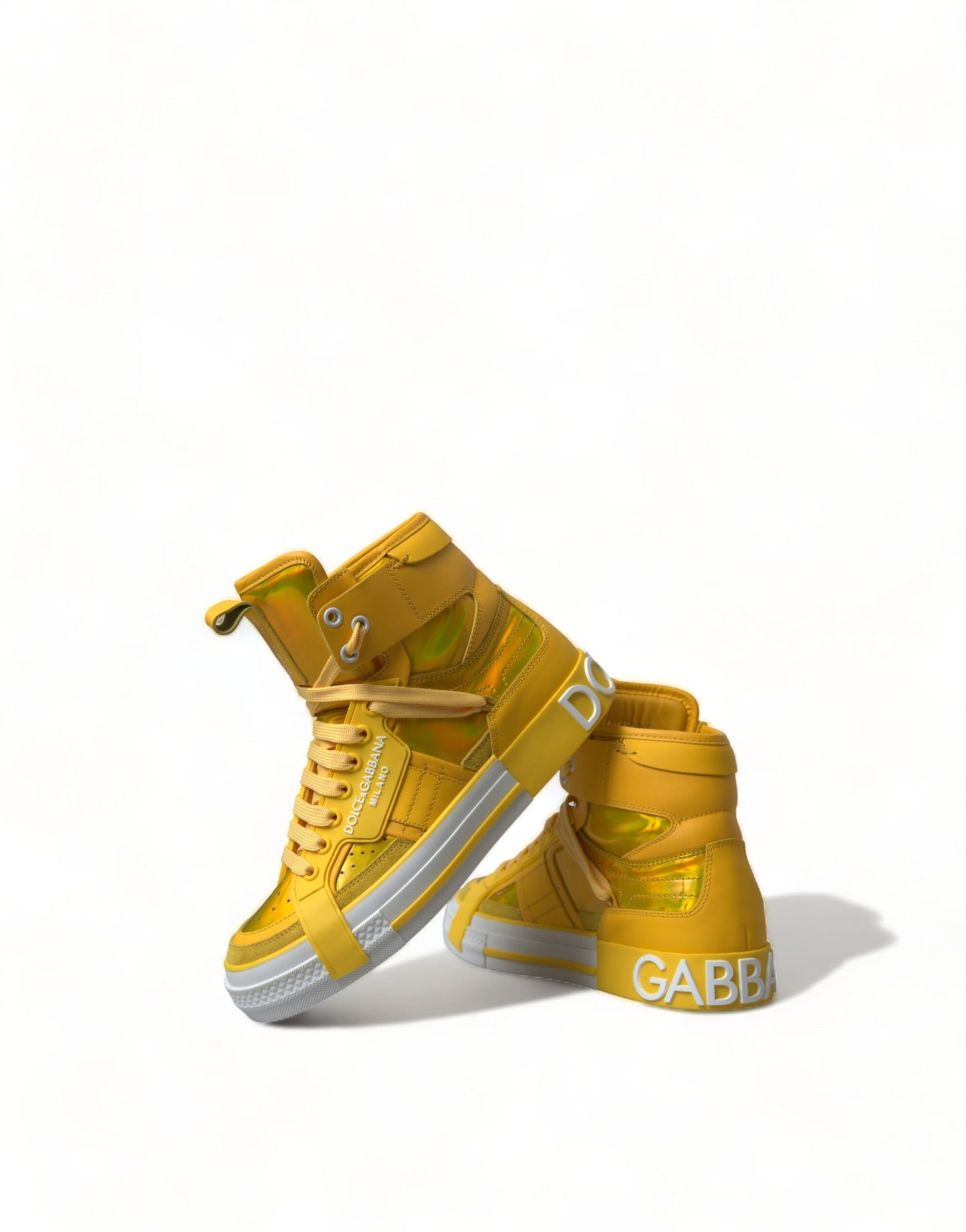 Dolce & Gabbana Schicke High-Top-Sneakers im Farbblock-Design