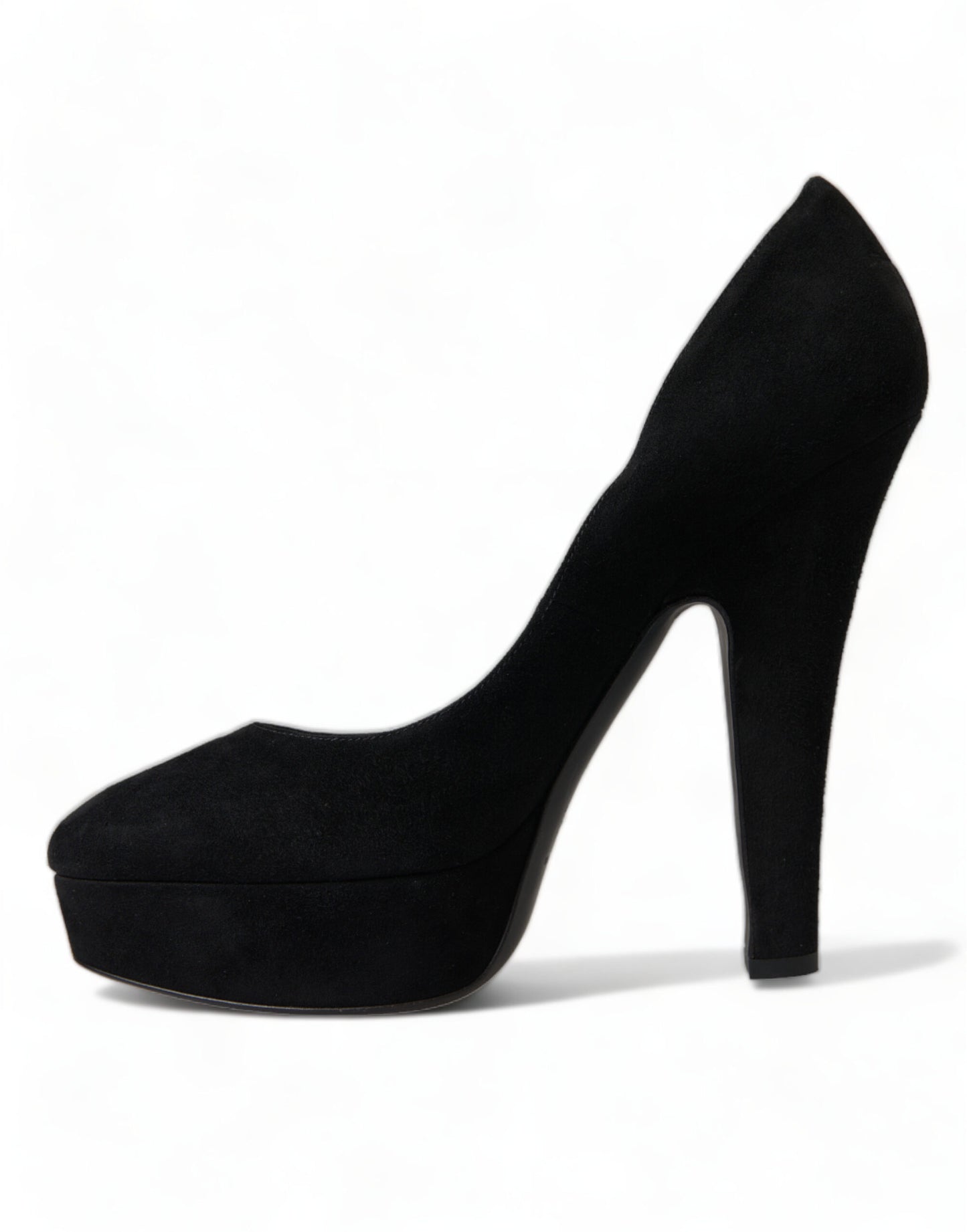 Dolce & Gabbana Schwarze Wildleder Pumps mit Absatz Raffinesse