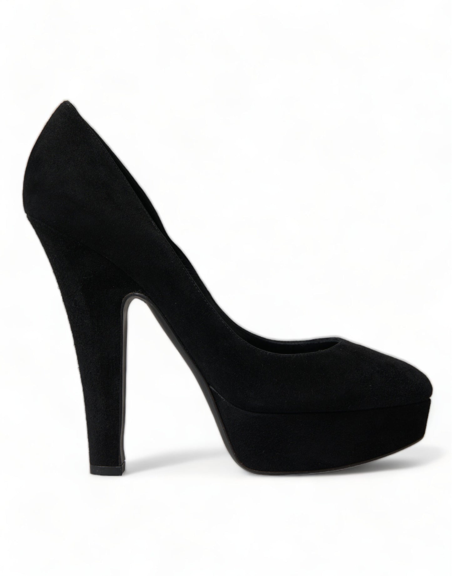 Dolce & Gabbana Schwarze Wildleder Pumps mit Absatz Raffinesse