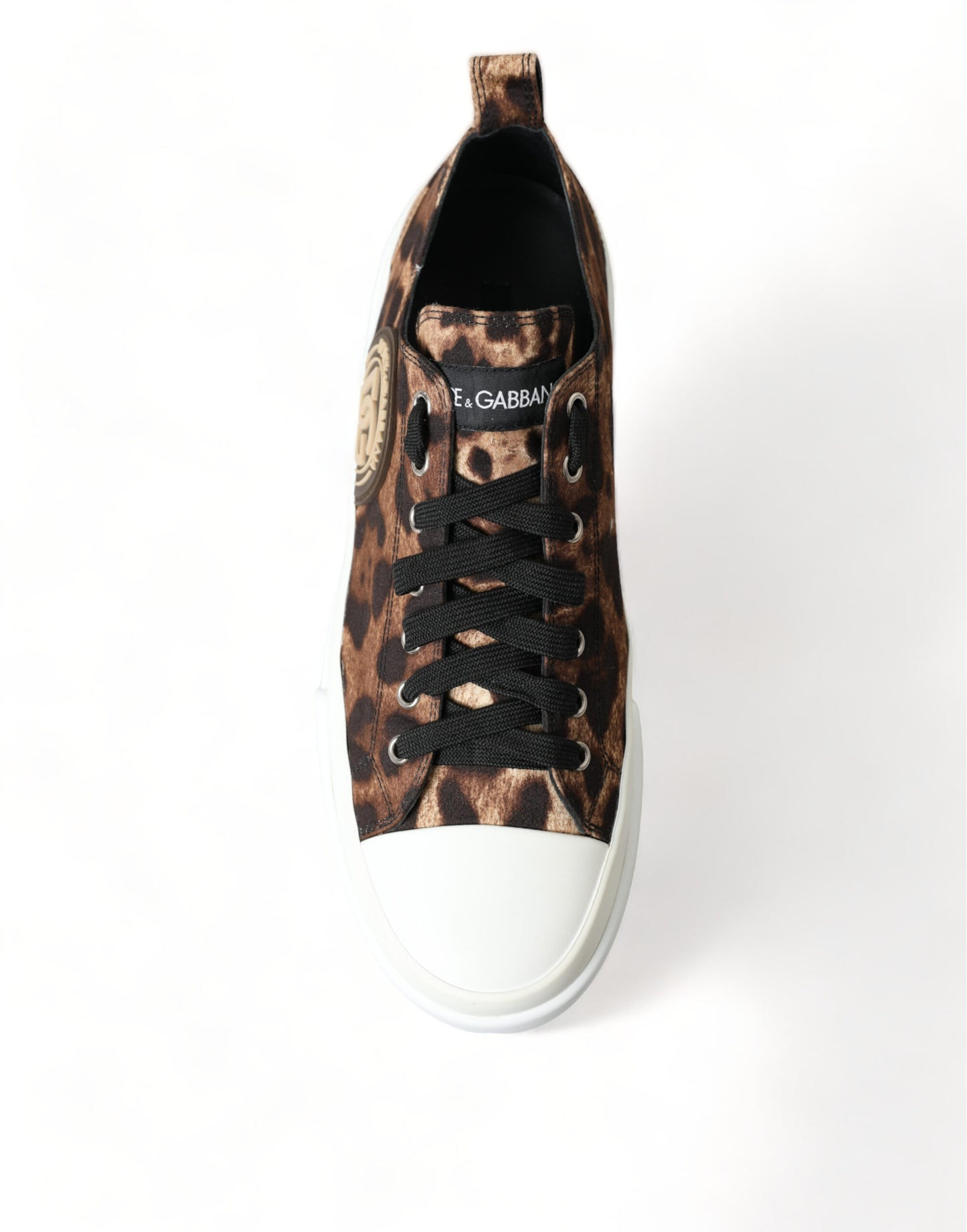 Dolce & Gabbana Elegante Freizeit-Sneakers mit Leopardenmuster