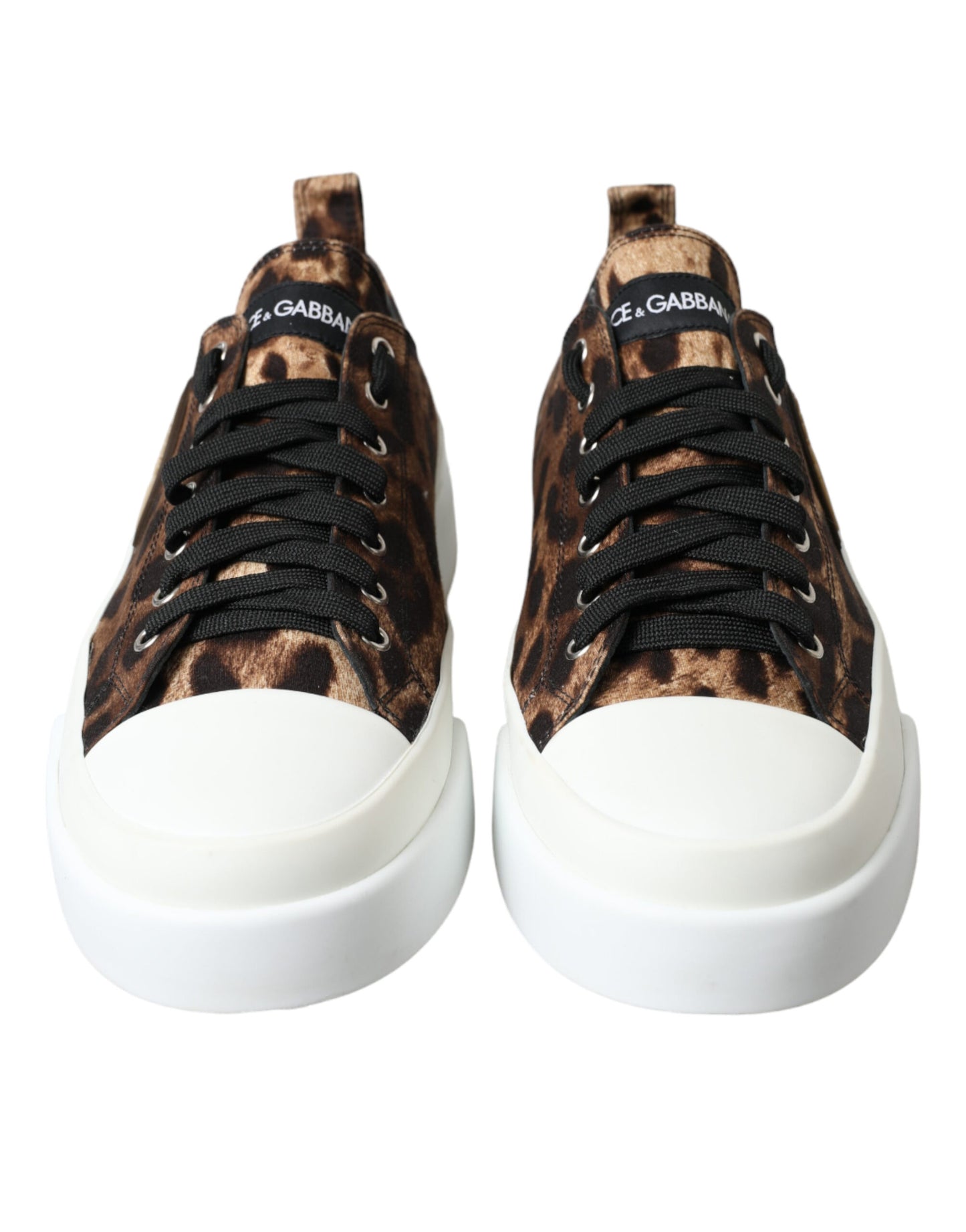 Dolce & Gabbana Elegante Freizeit-Sneakers mit Leopardenmuster