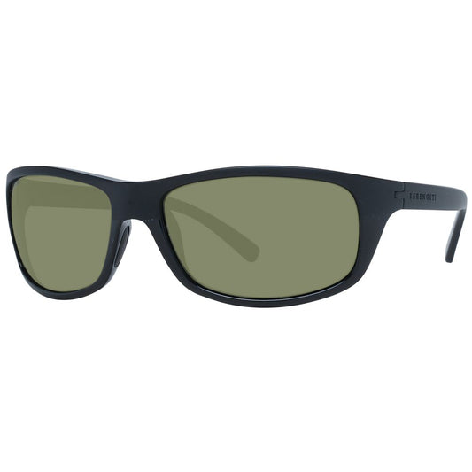 Serengeti Schwarze Unisex-Sonnenbrille