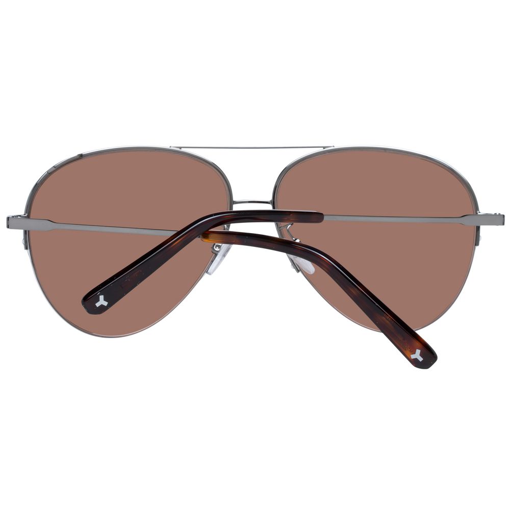 Bally Silberne Unisex-Sonnenbrille