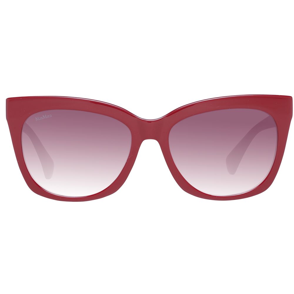 Max Mara Burgundy Frauen Sonnenbrille