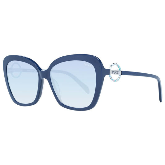 Emilio Pucci Blaue Frauen Sonnenbrille