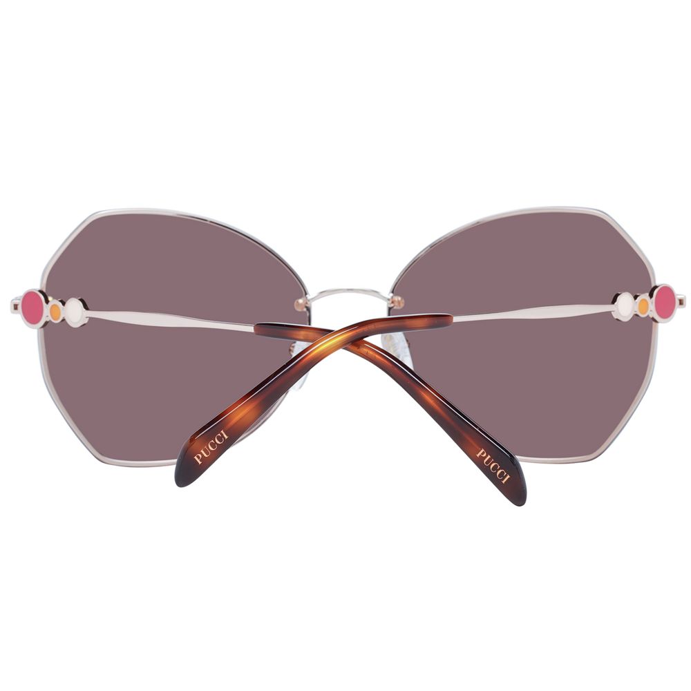 Emilio Pucci Rose Gold Frauen Sonnenbrille