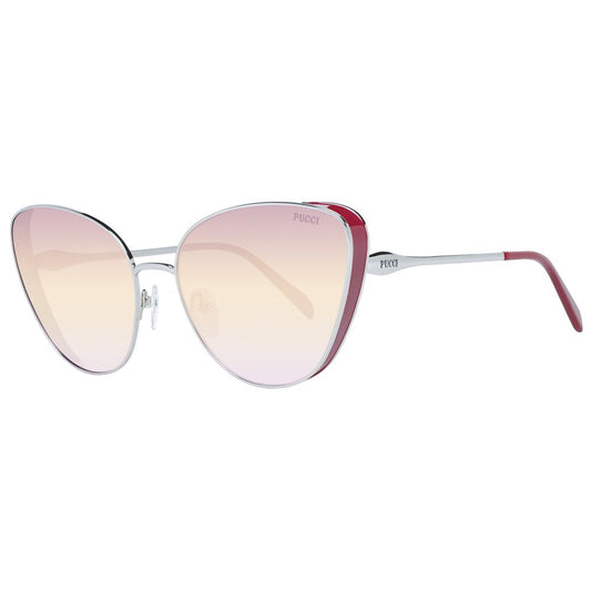 Emilio Pucci Silberne Frauen-Sonnenbrille