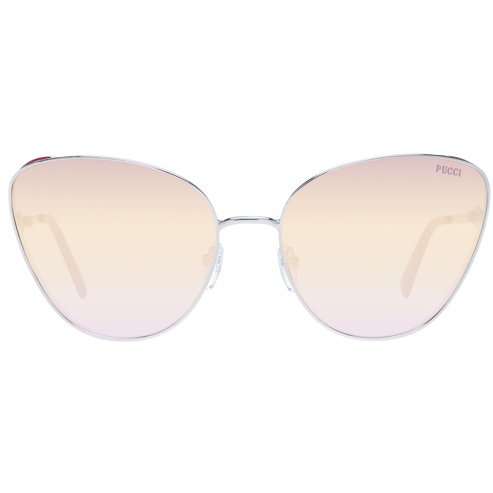 Emilio Pucci Silberne Frauen-Sonnenbrille