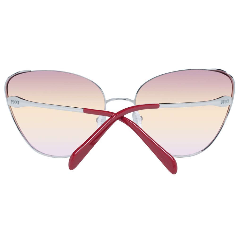 Emilio Pucci Silberne Frauen-Sonnenbrille