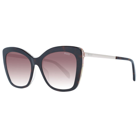 Emilio Pucci Braune Frauen Sonnenbrille