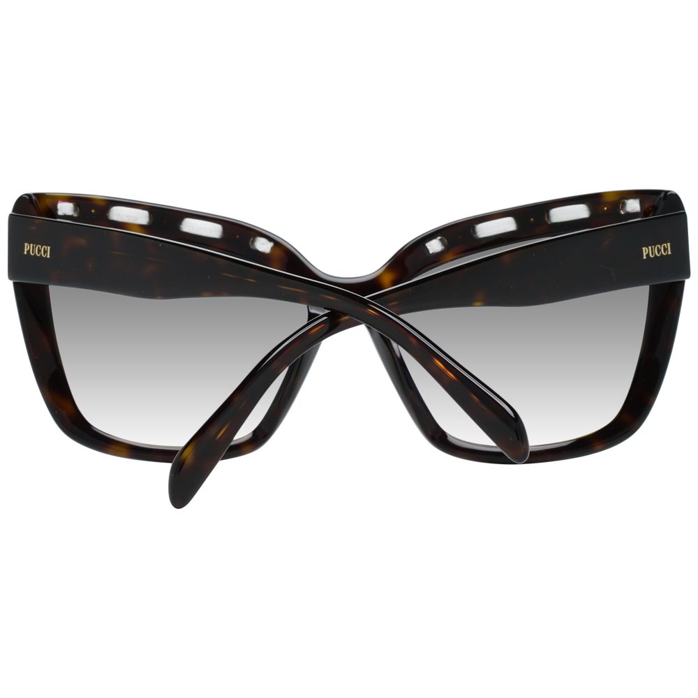 Emilio Pucci Braune Frauen Sonnenbrille