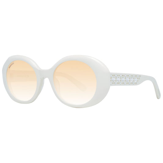 Swarovski Weiße Frauen Sonnenbrille