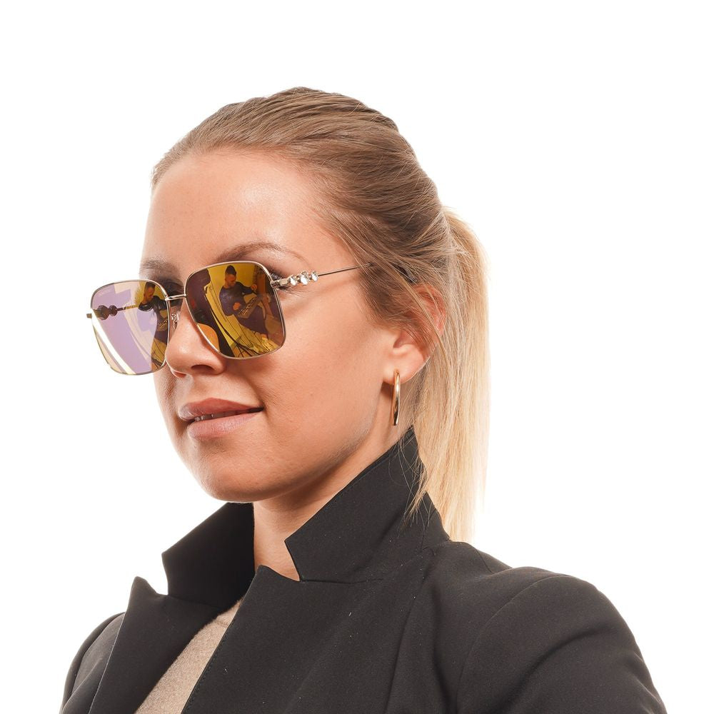 Swarovski Gold Frauen Sonnenbrille