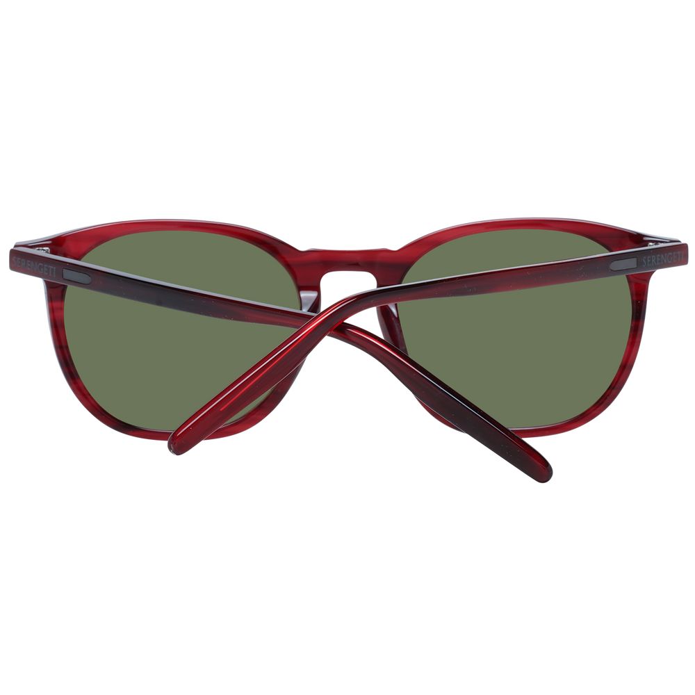 Serengeti Rote Unisex-Sonnenbrille