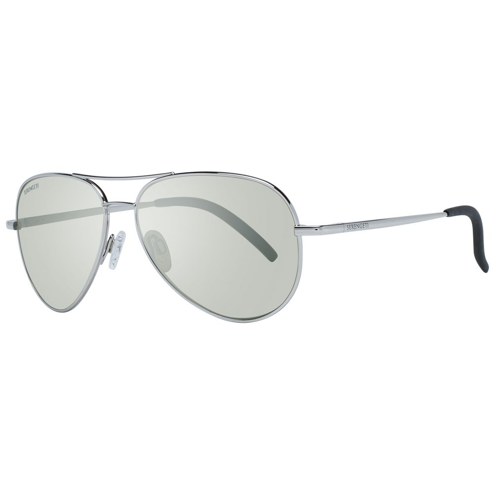 Serengeti Silberne Unisex-Sonnenbrille