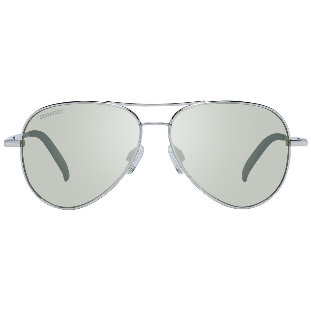 Serengeti Silberne Unisex-Sonnenbrille