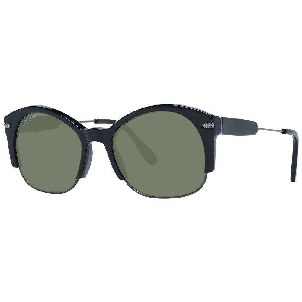 Serengeti Schwarze Unisex-Sonnenbrille